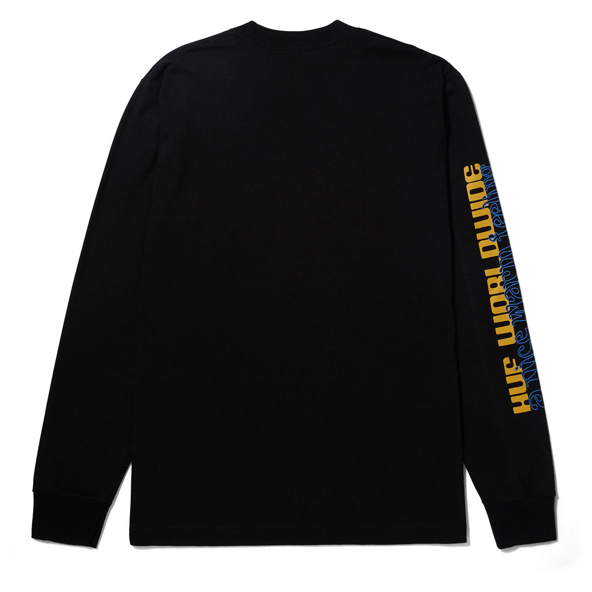 HUF Beware Long Sleeve T-Shirt - Black image 2