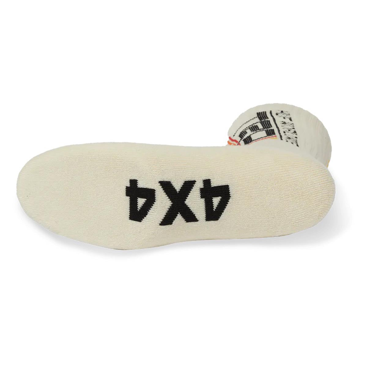 HUF TRD Logo Crew Socks - Bone image 2