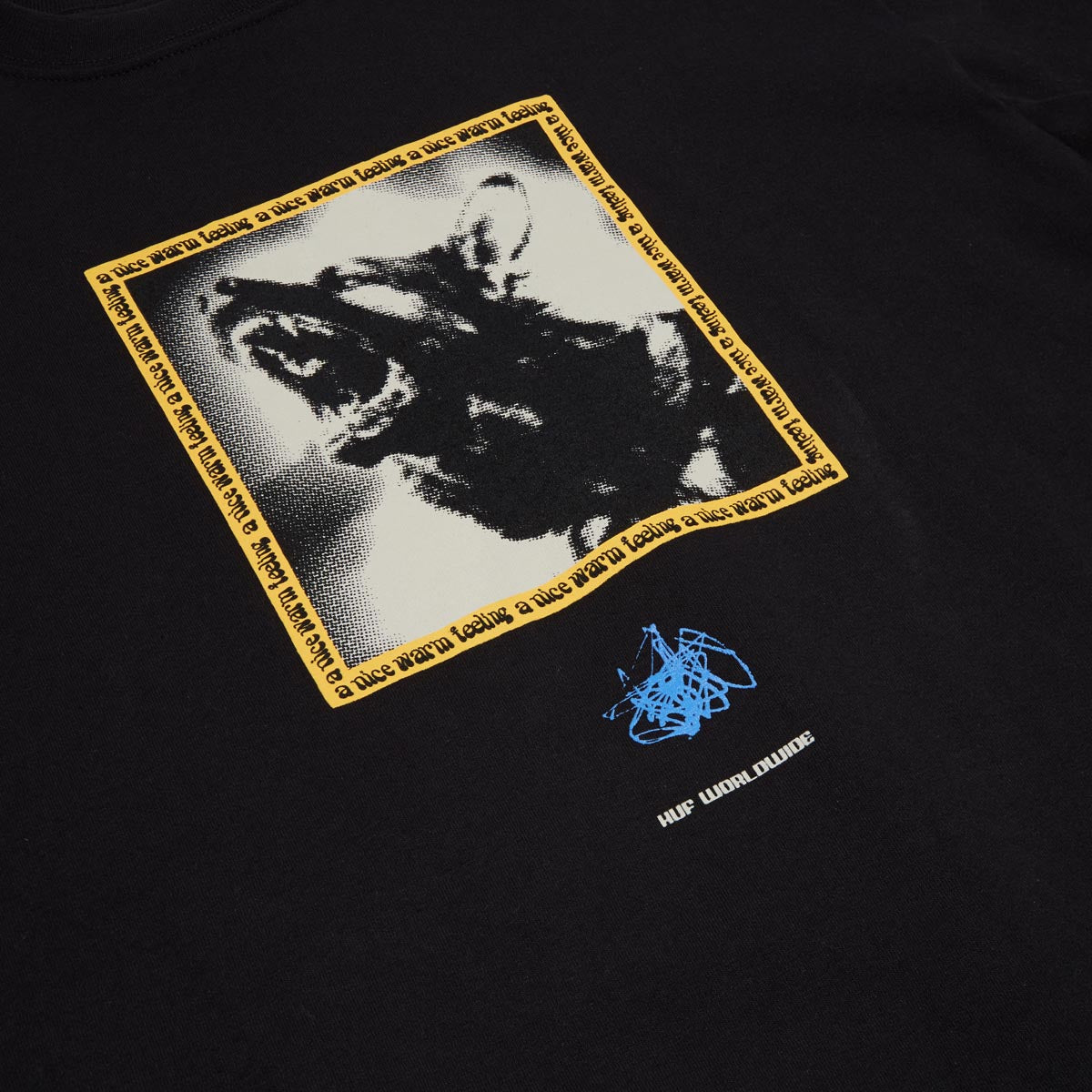 HUF Beware T-Shirt - Black image 2