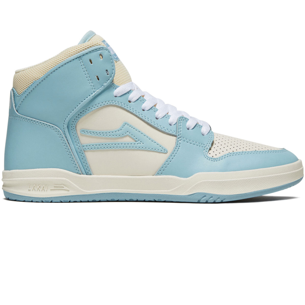 Lakai Telford Shoes - Light Blue/Cream Leather image 1