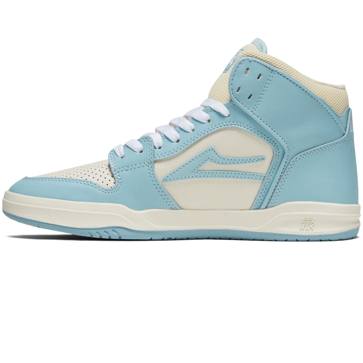 Lakai Telford Shoes - Light Blue/Cream Leather image 2