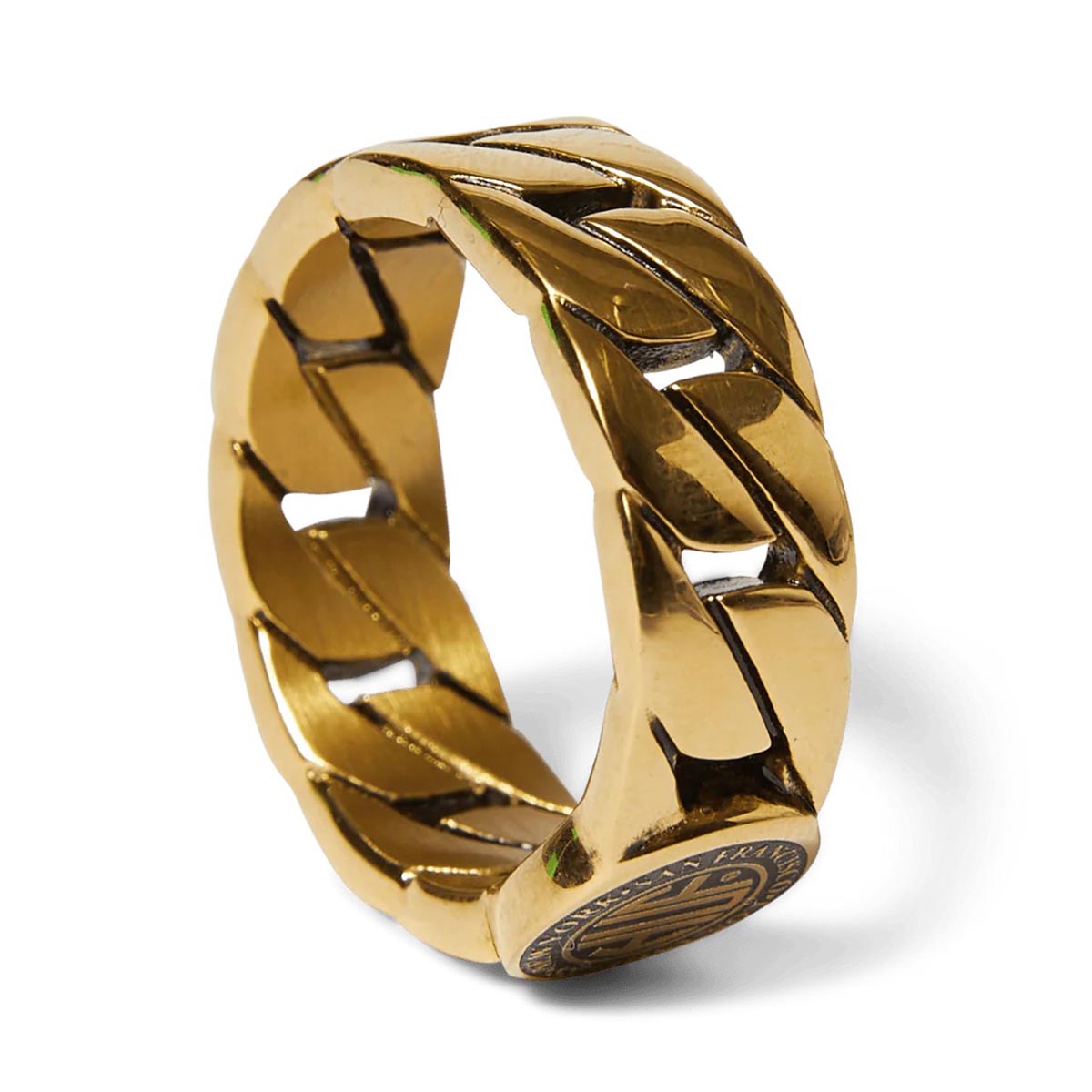 Huf Regional Cuban Link Ring Accessories - Gold image 3