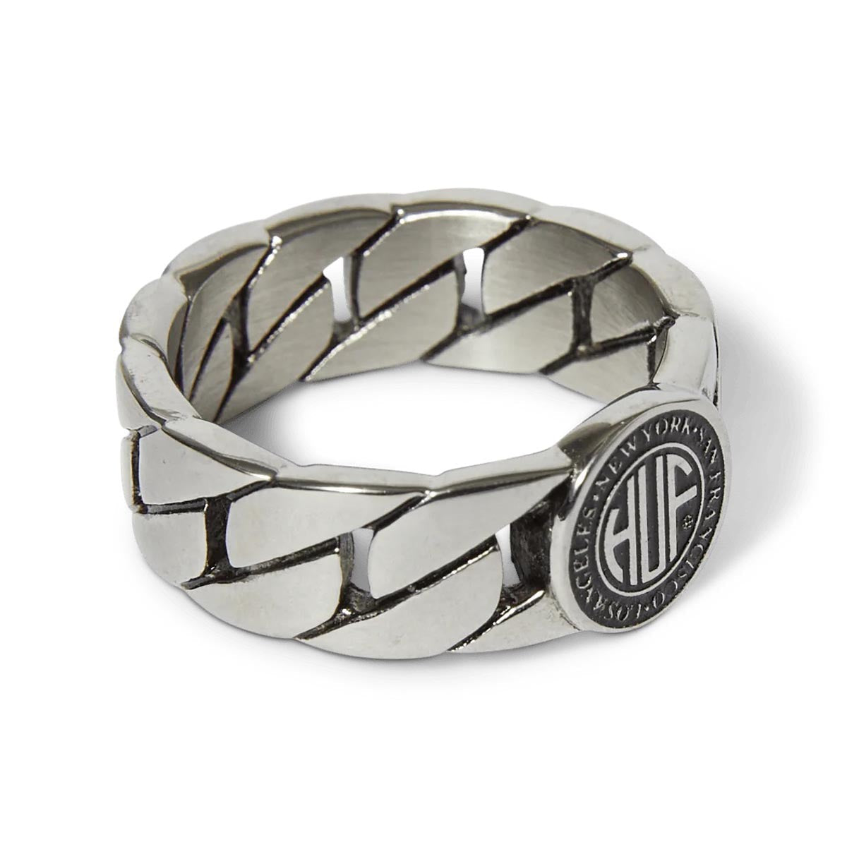 Huf Regional Cuban Link Ring Accessories - Silver image 2