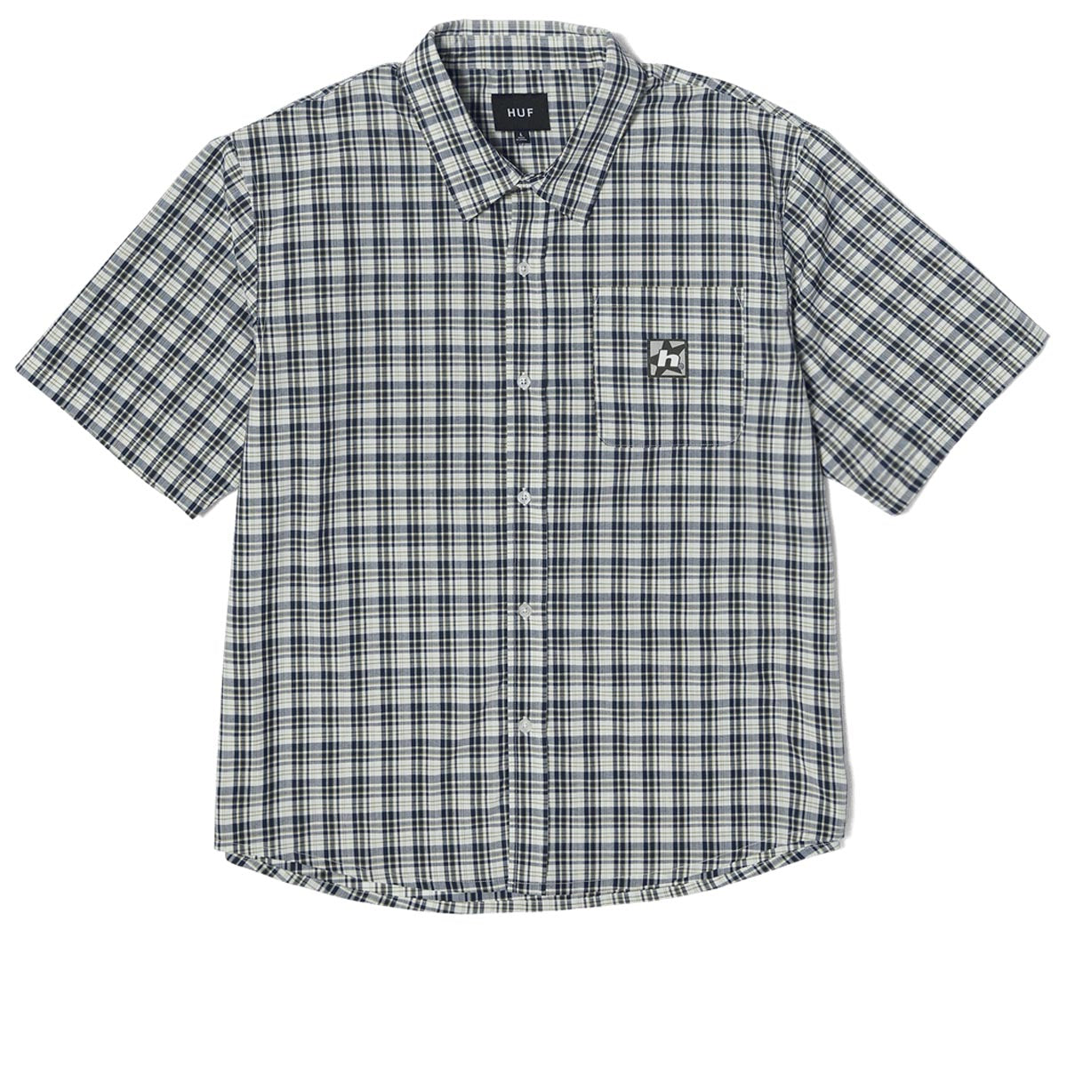 Huf H Star Plaid Shirt - Linen image 2