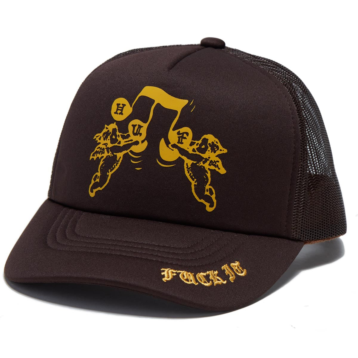 Huf Song Trucker Hat - Brown image 1