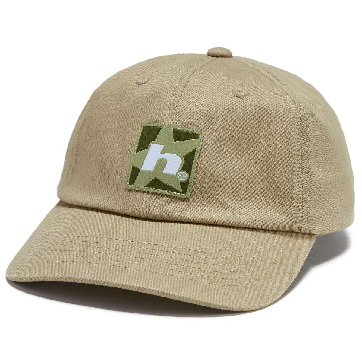 Huf Star Box Logo 6 Panel Cv Hat - Stone image 1