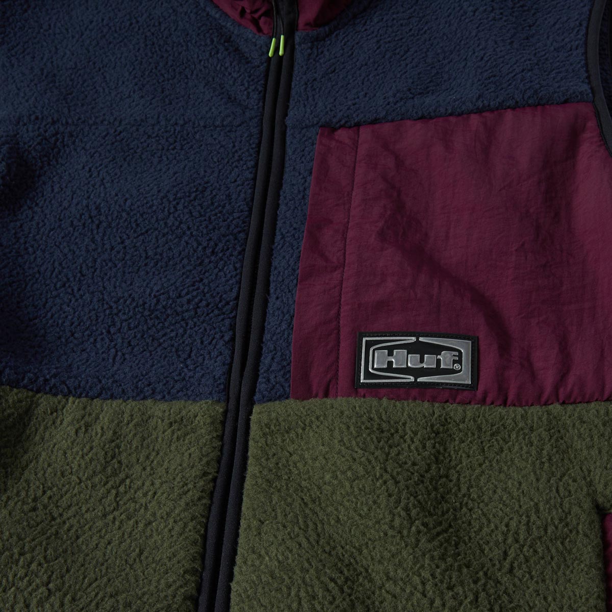 Huf Sonoma High Pile Vest Jacket - Multi image 3