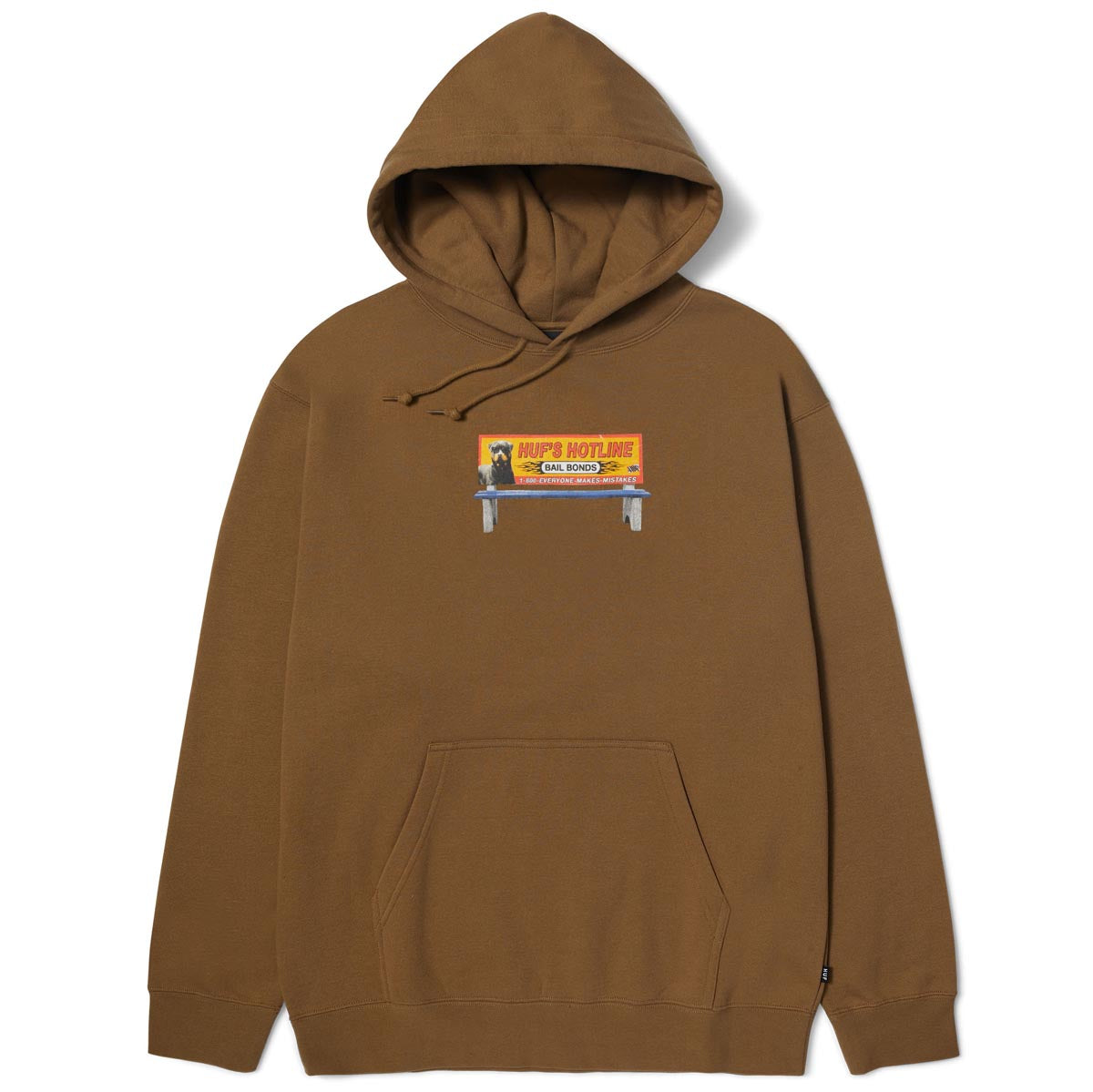 Huf Bail Bonds Hoodie - Mud image 1