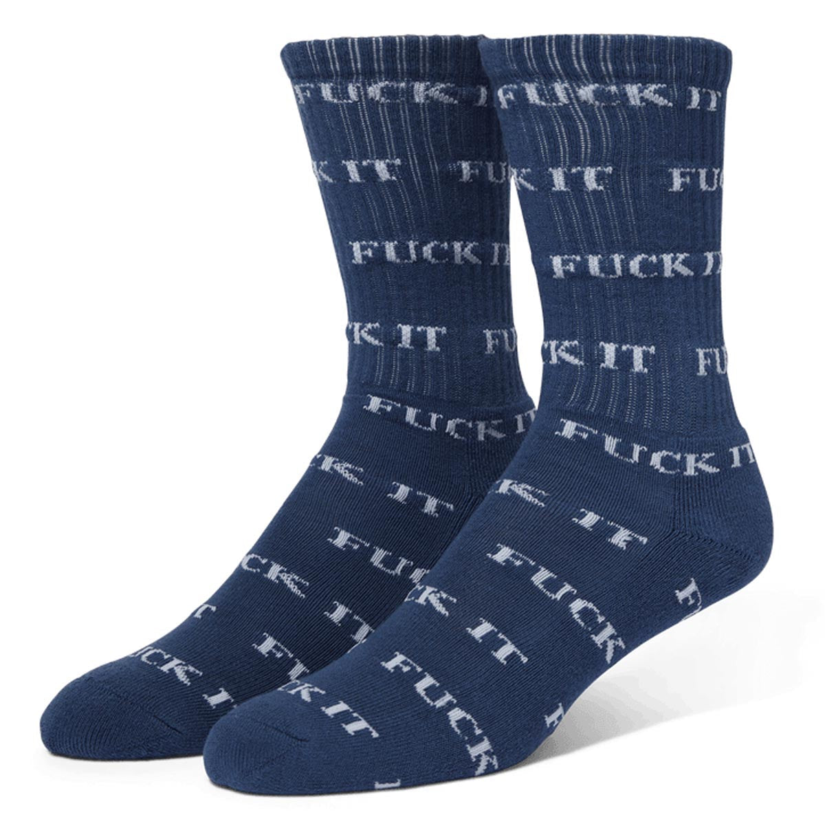 Huf Fuck It Socks - Blue image 1