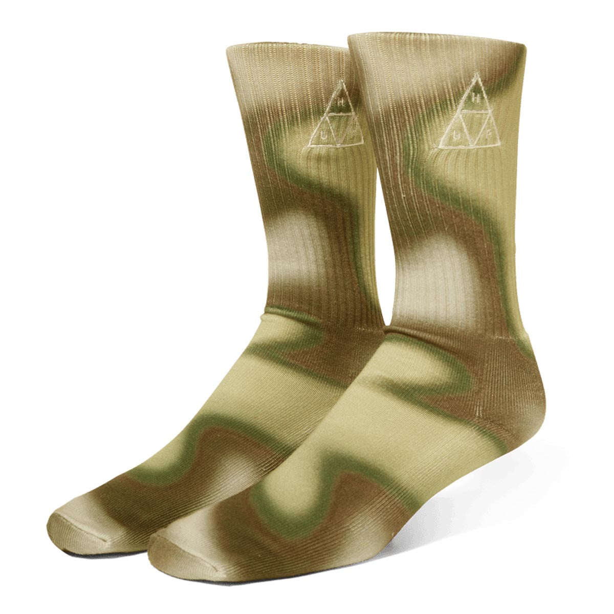 Huf Space Dust Digital Crew Socks - Brown image 1