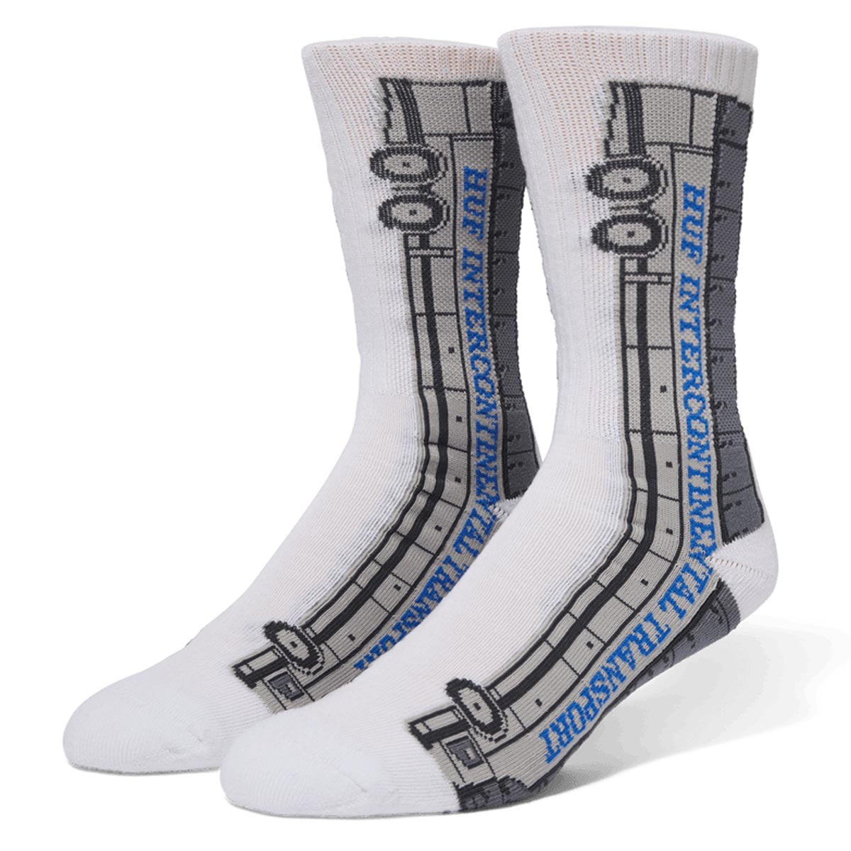 Huf International Transport Crew Socks - White image 1