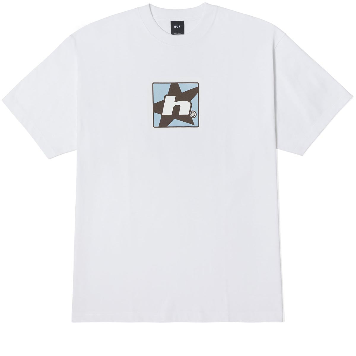 Huf H Star T-Shirt - White image 1