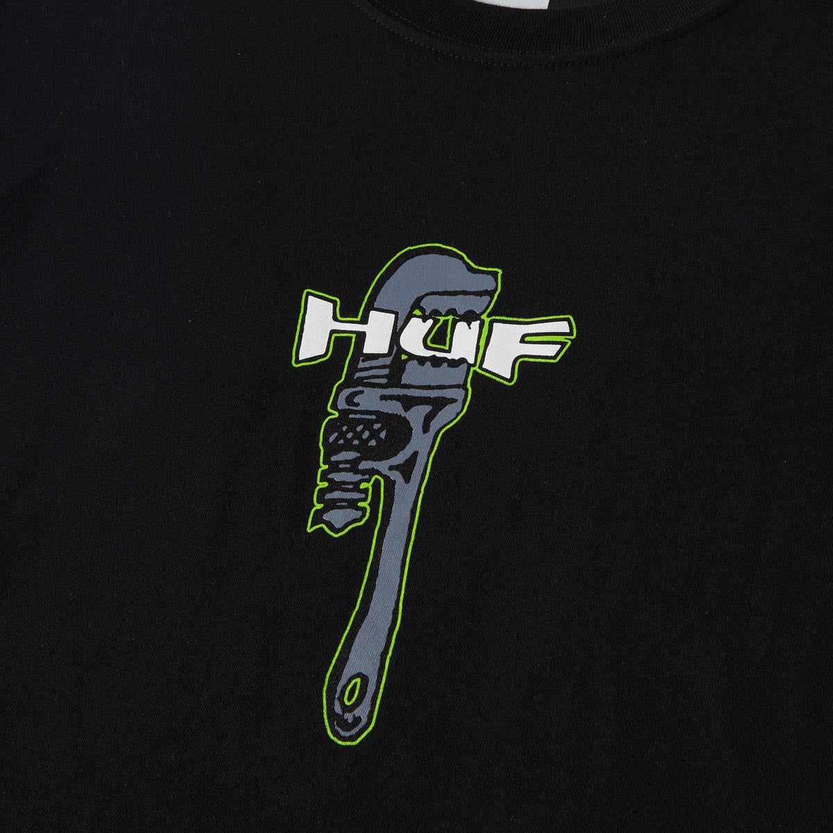 Huf Vise T-Shirt - Black image 2