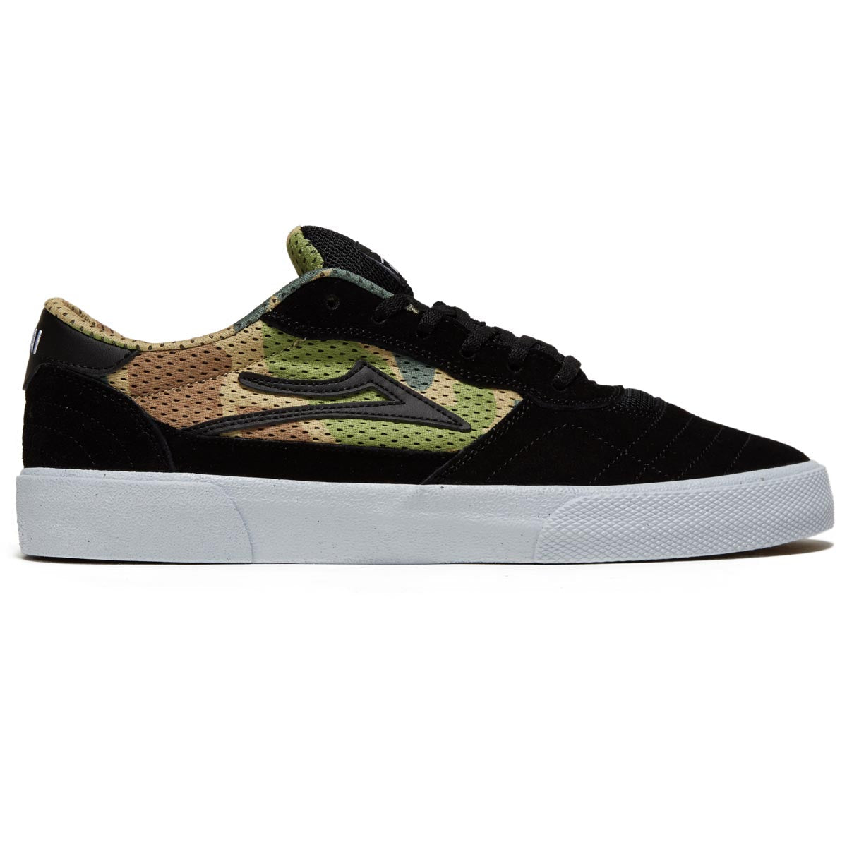 Lakai Cambridge Shoes - Black/Camo Suede image 1