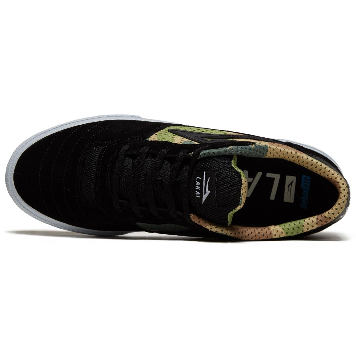 Lakai Cambridge Shoes - Black/Camo Suede image 3