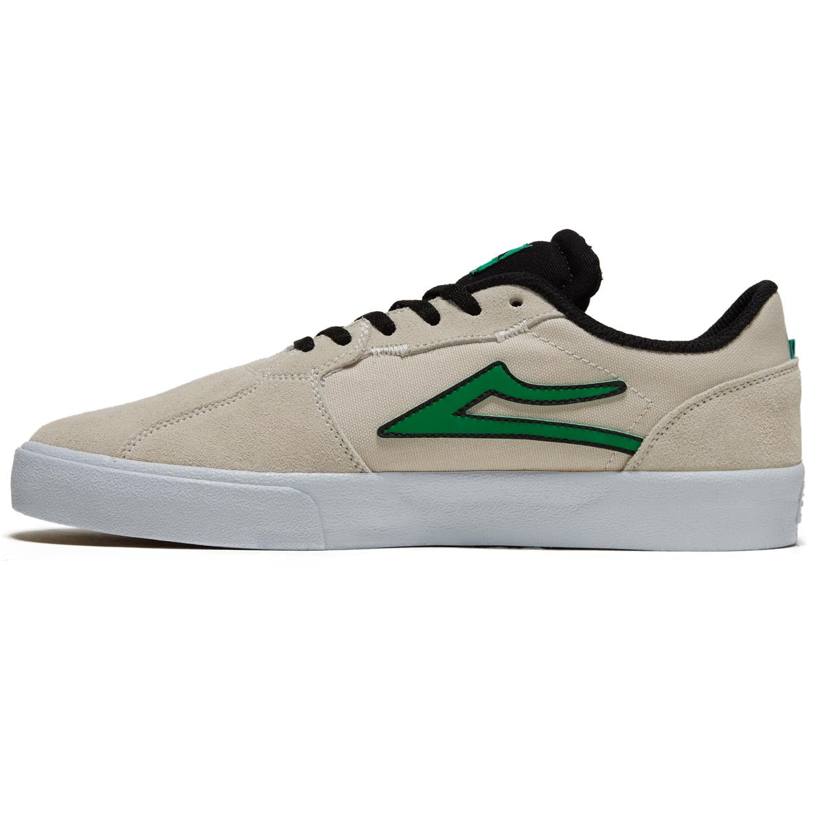 Lakai Cardiff Shoes - White/Black Suede image 2