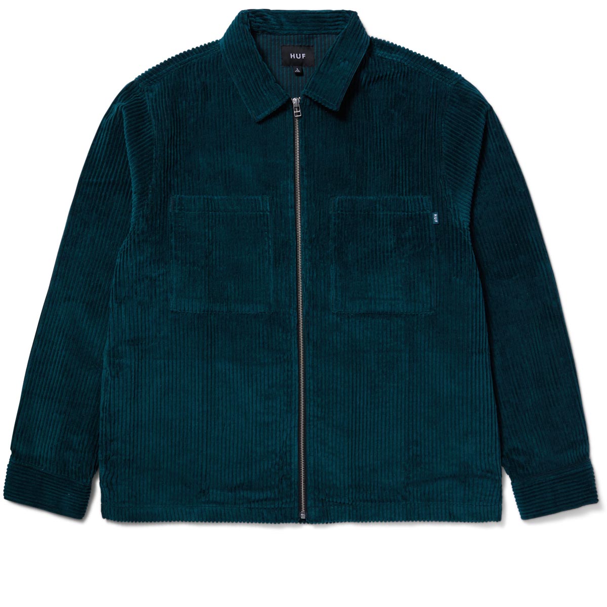 Huf Two Tone Corduroy Zip Shirt Jacket - Sycamore image 1