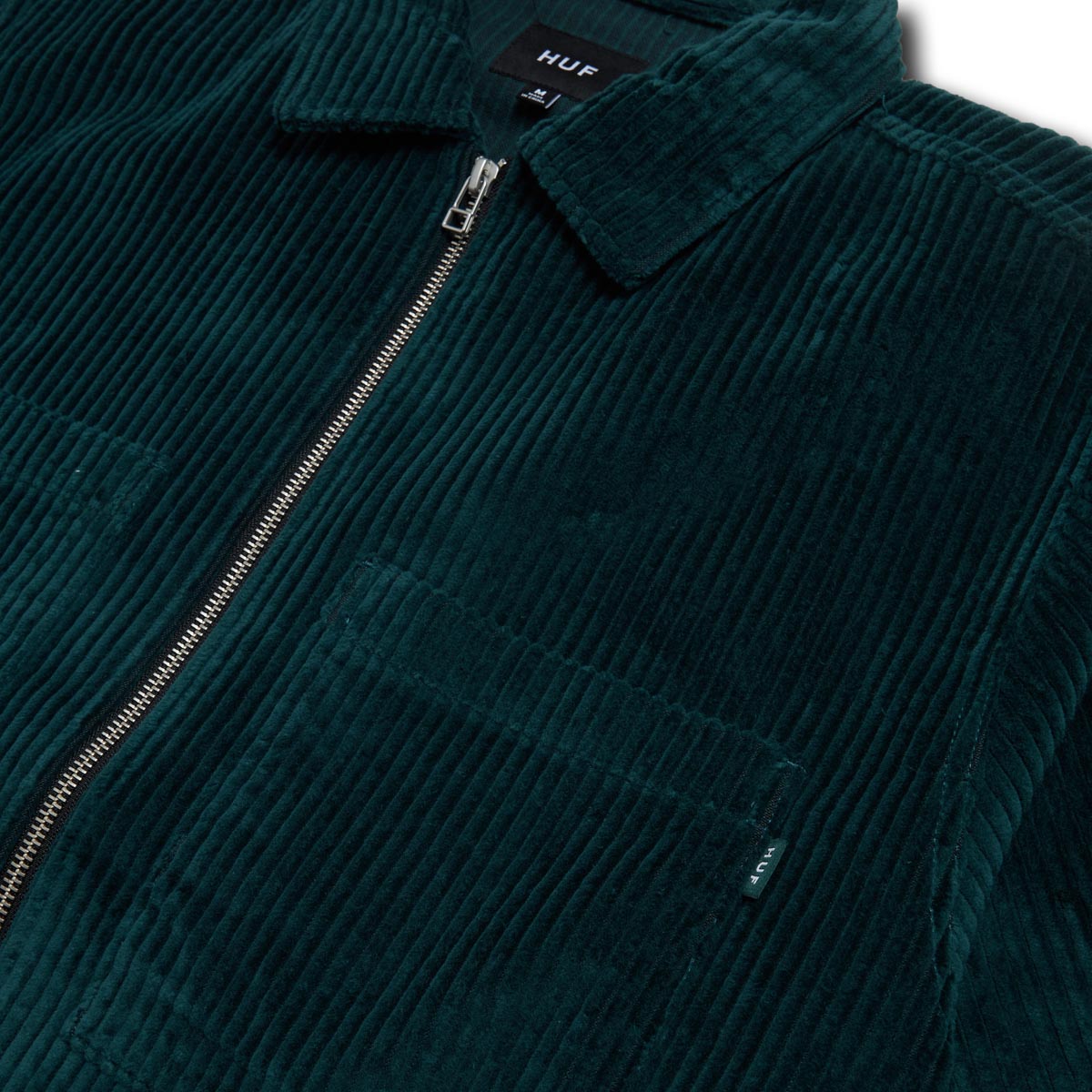 Huf Two Tone Corduroy Zip Shirt Jacket - Sycamore image 3