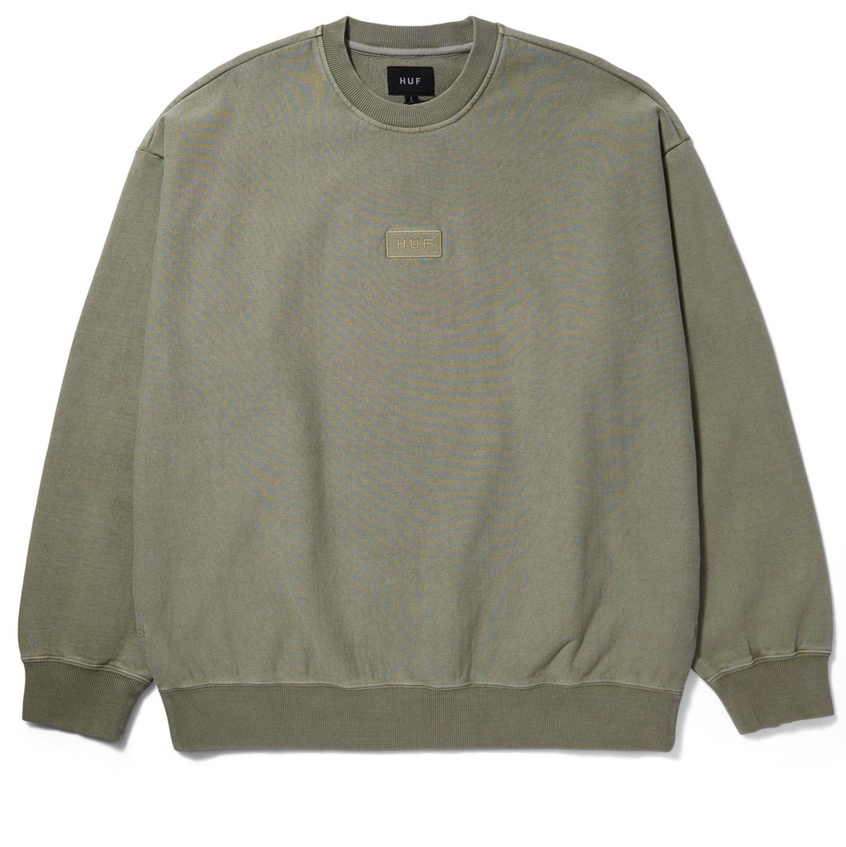 Huf Mason Crewneck Fleece Sweatshirt - Olive image 1