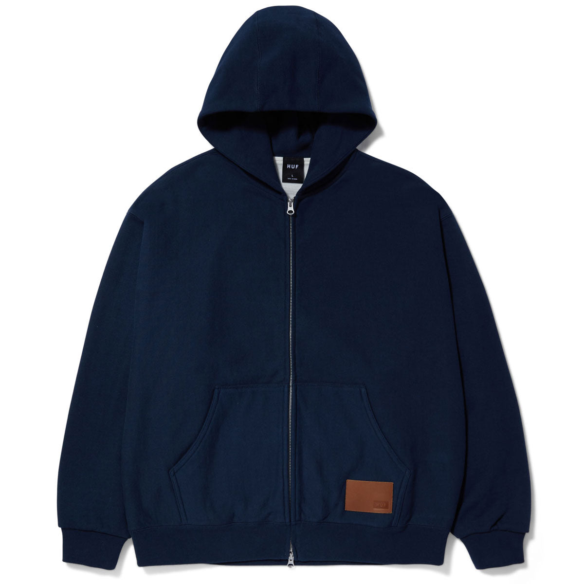 Huf Carrington Thermal Lined Fleece Hoodie - Navy image 1