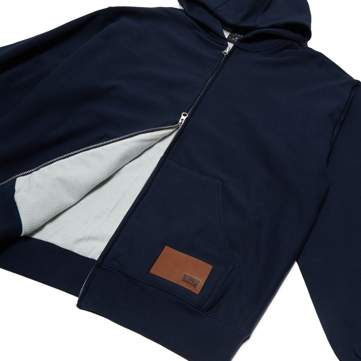 Huf Carrington Thermal Lined Fleece Hoodie - Navy image 3