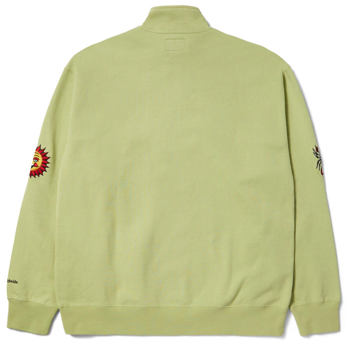 Huf Bledsoe Quarter Zip Fleece Sweatshirt - Pistachio image 2