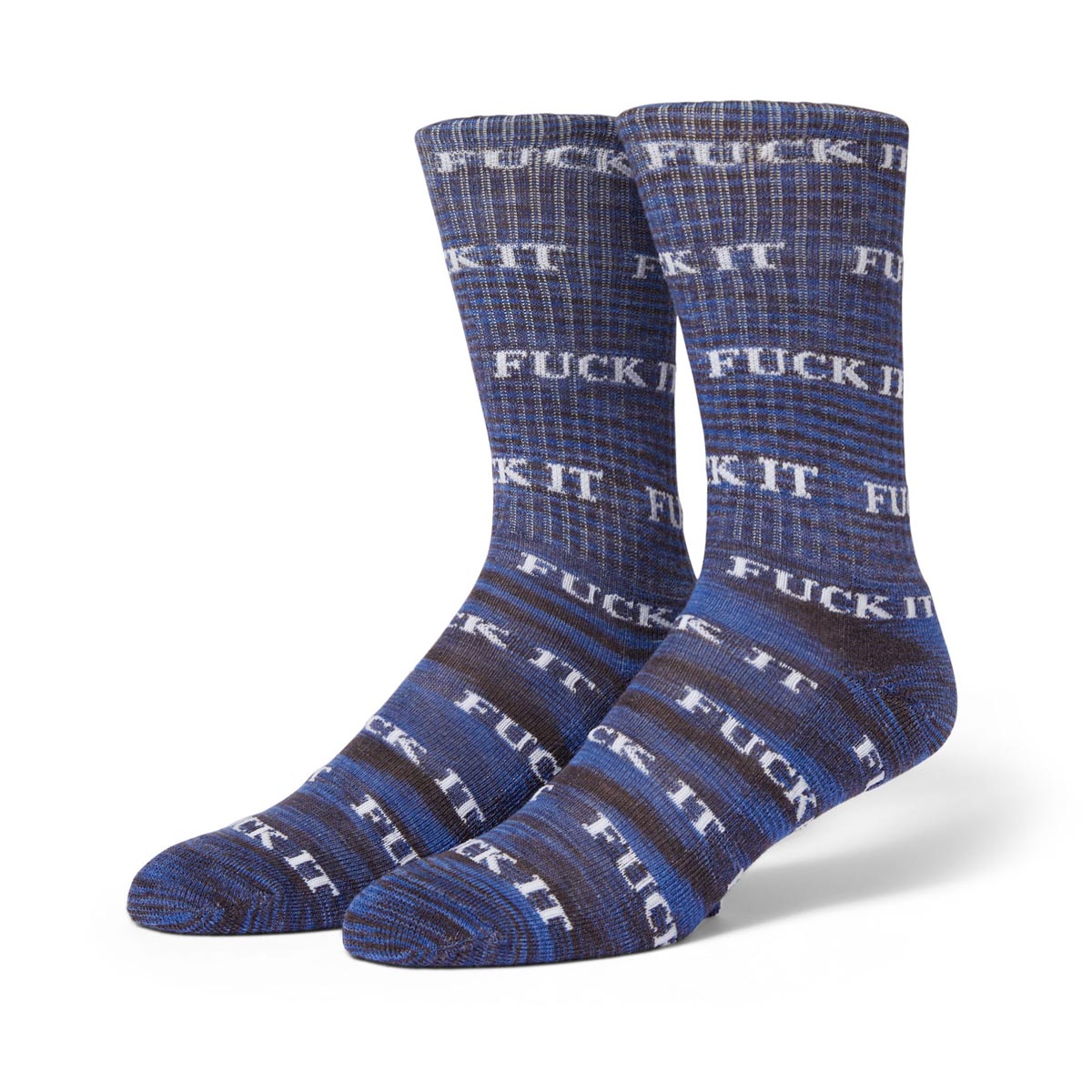 Huf Fuck It Marled Socks - Navy image 1