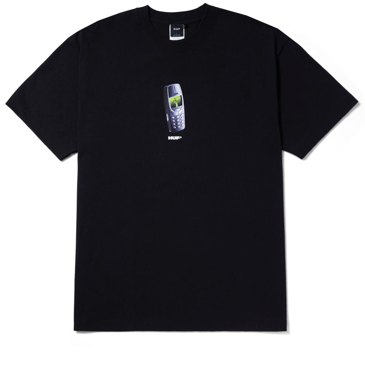 Huf Missed Call T-Shirt - Black image 1