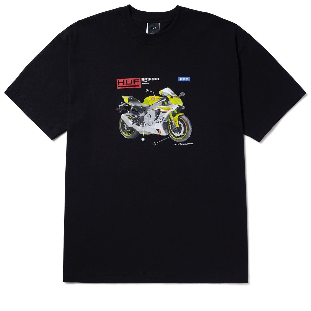 Huf 420 CC T-Shirt - Black image 1