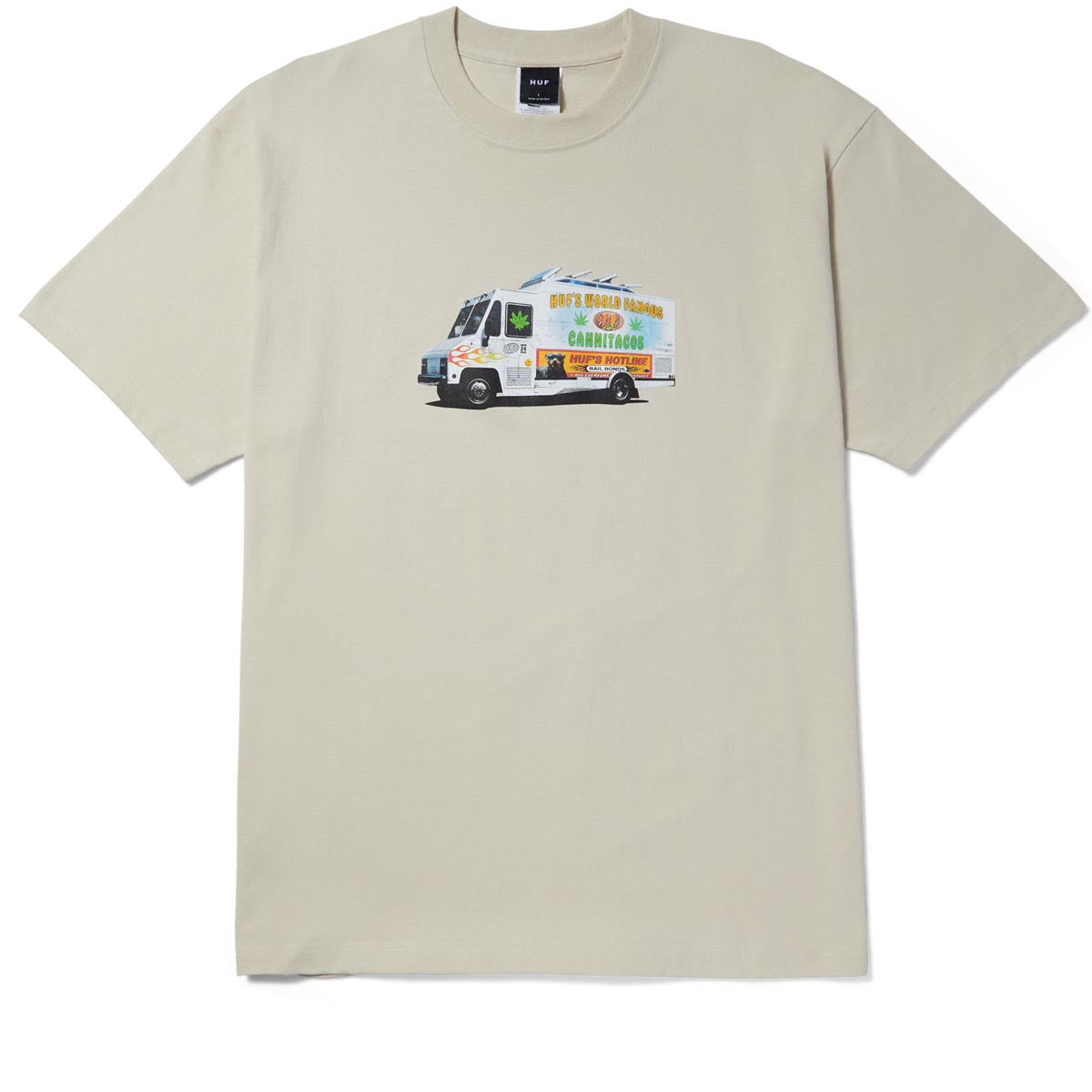 Huf Taco Truck T-Shirt - Stone image 1