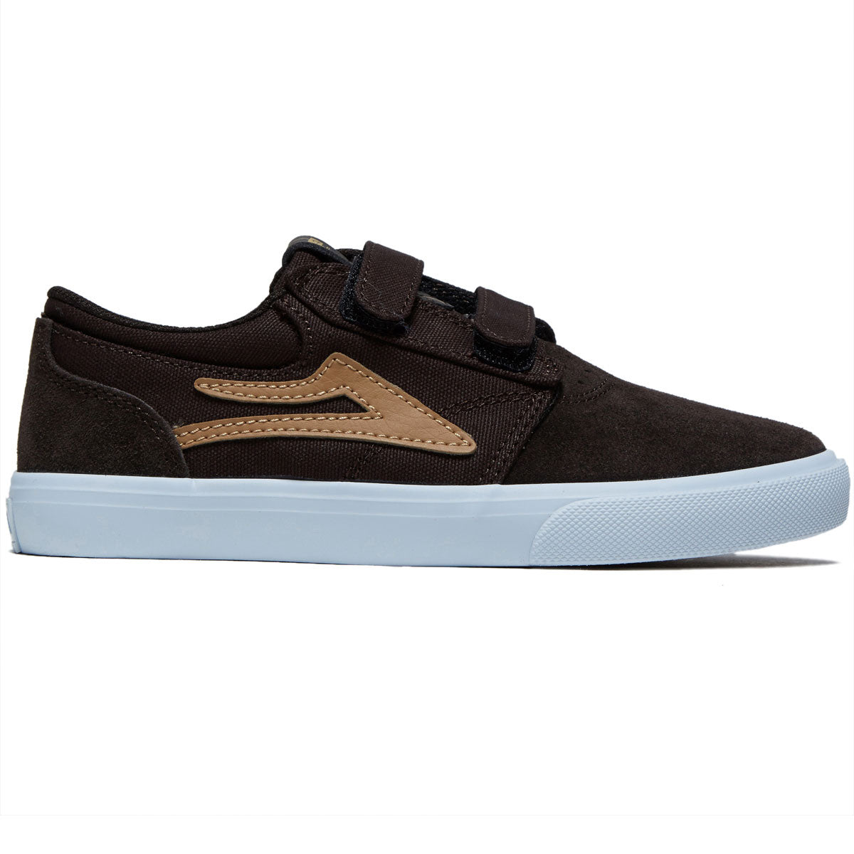 Lakai Youth Griffin Shoes - Chocolate Suede image 1