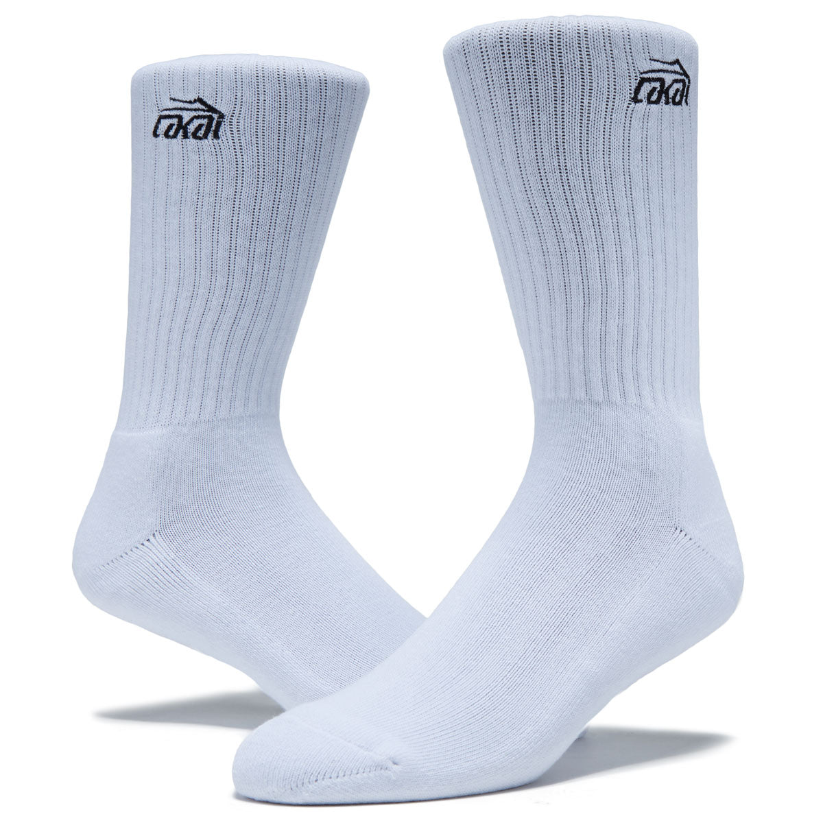 Lakai Basics Crew Socks - White image 2