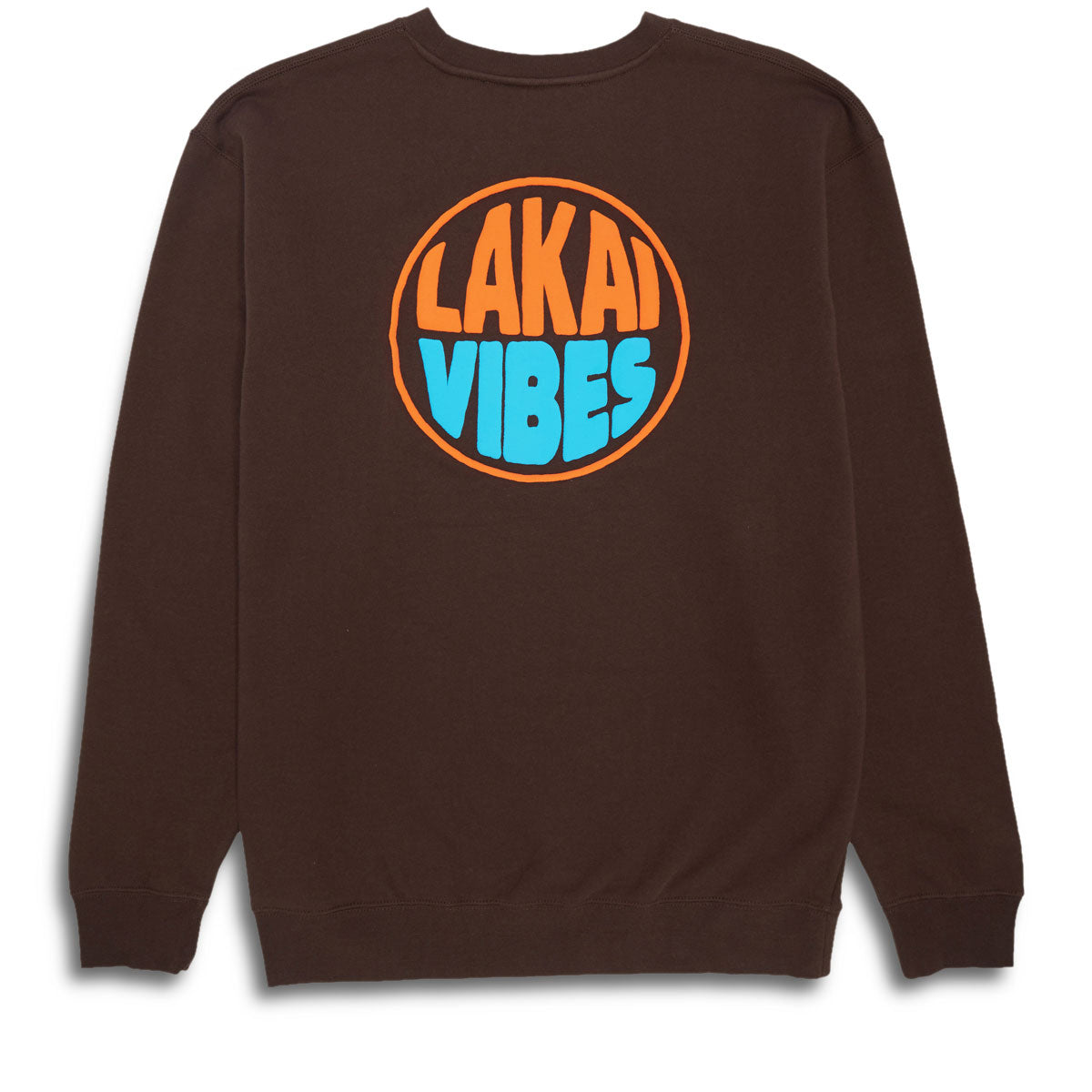 Lakai x Poler Lakai Vibes Crewneck Sweater - Chocolate image 2