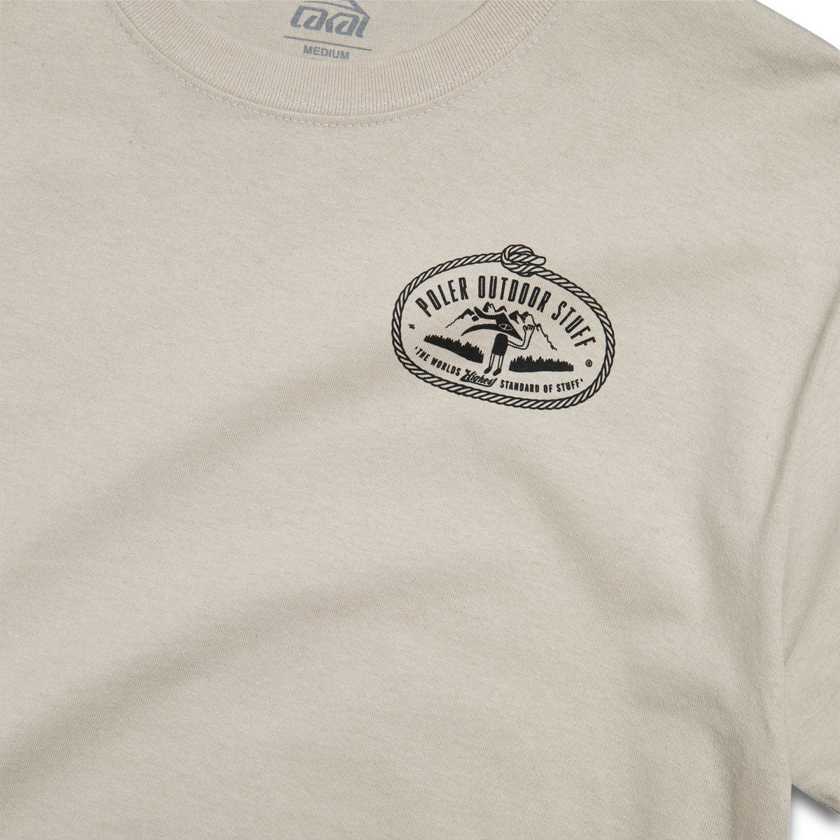 Lakai x Poler Abducted T-Shirt - Light Sand image 3