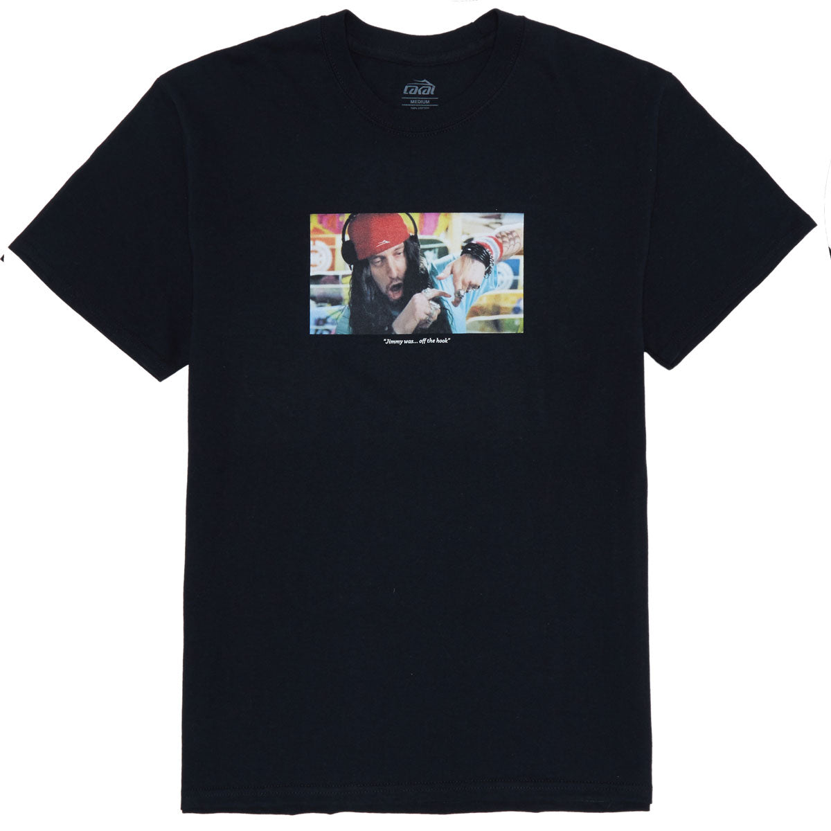 Lakai Off The Hook T-Shirt - Black image 1