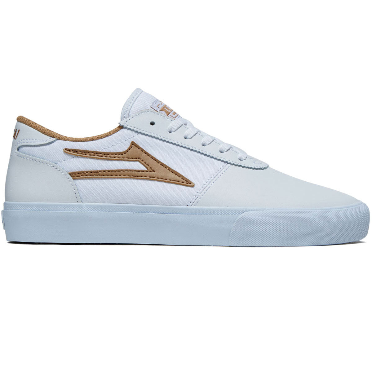 Lakai Manchester Shoes - White/White Leather image 1