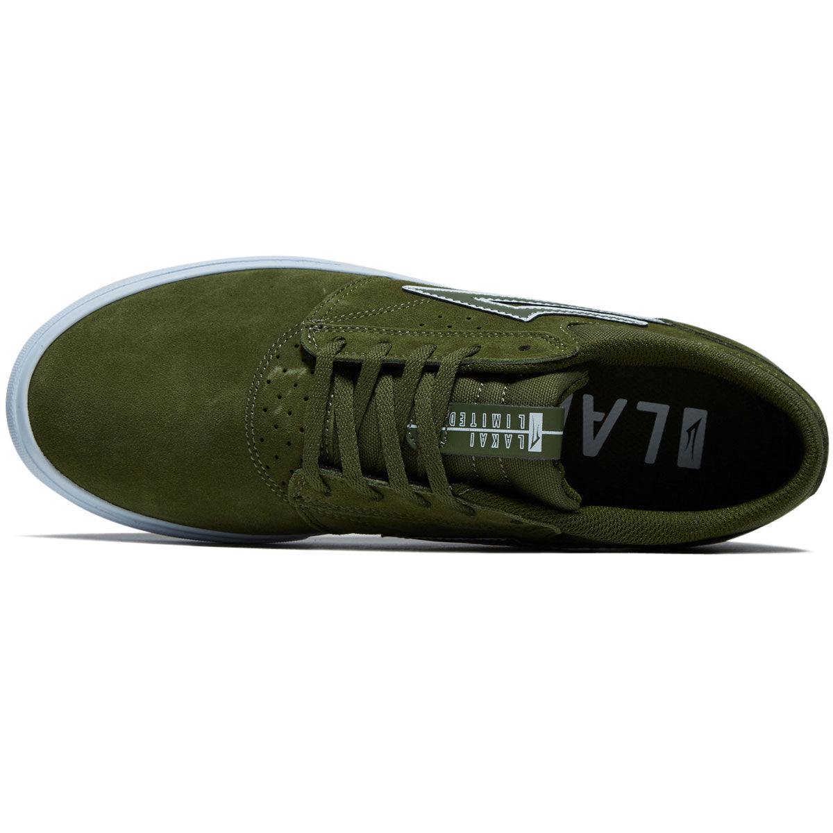 Lakai Griffin Shoes - Olive Suede image 3