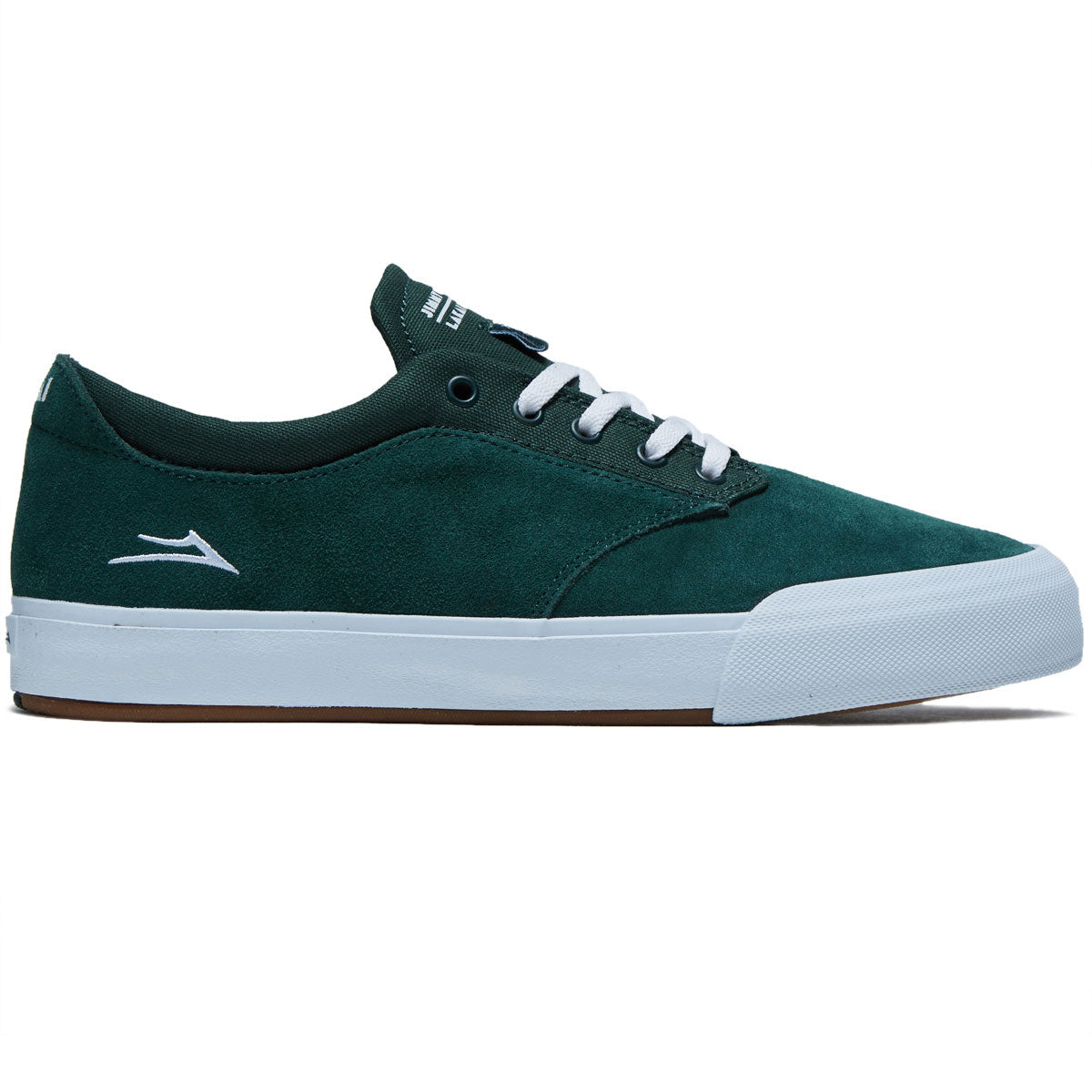 Lakai Wilkins Shoes - Green Suede image 1