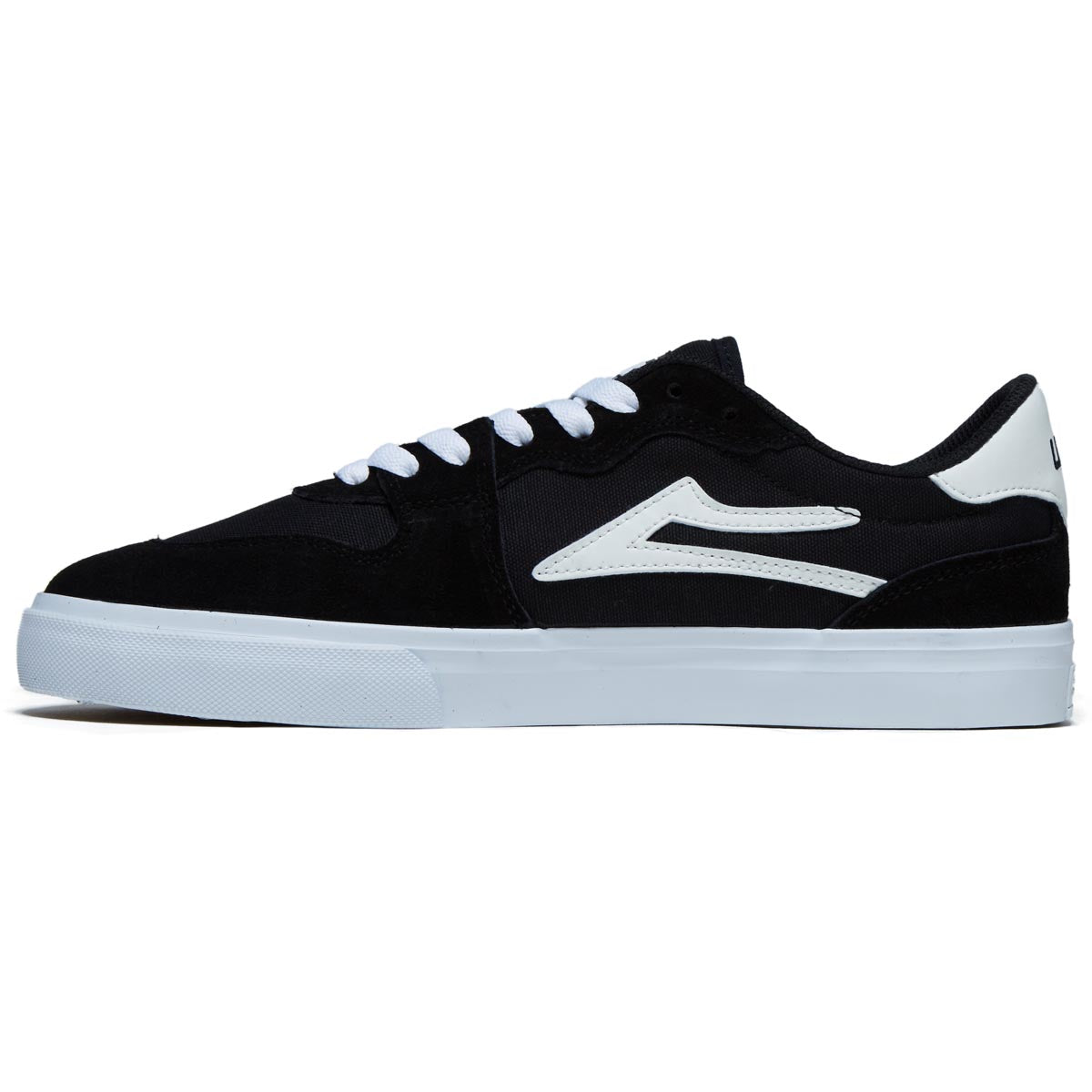 Lakai York Shoes - Black/White Suede image 2