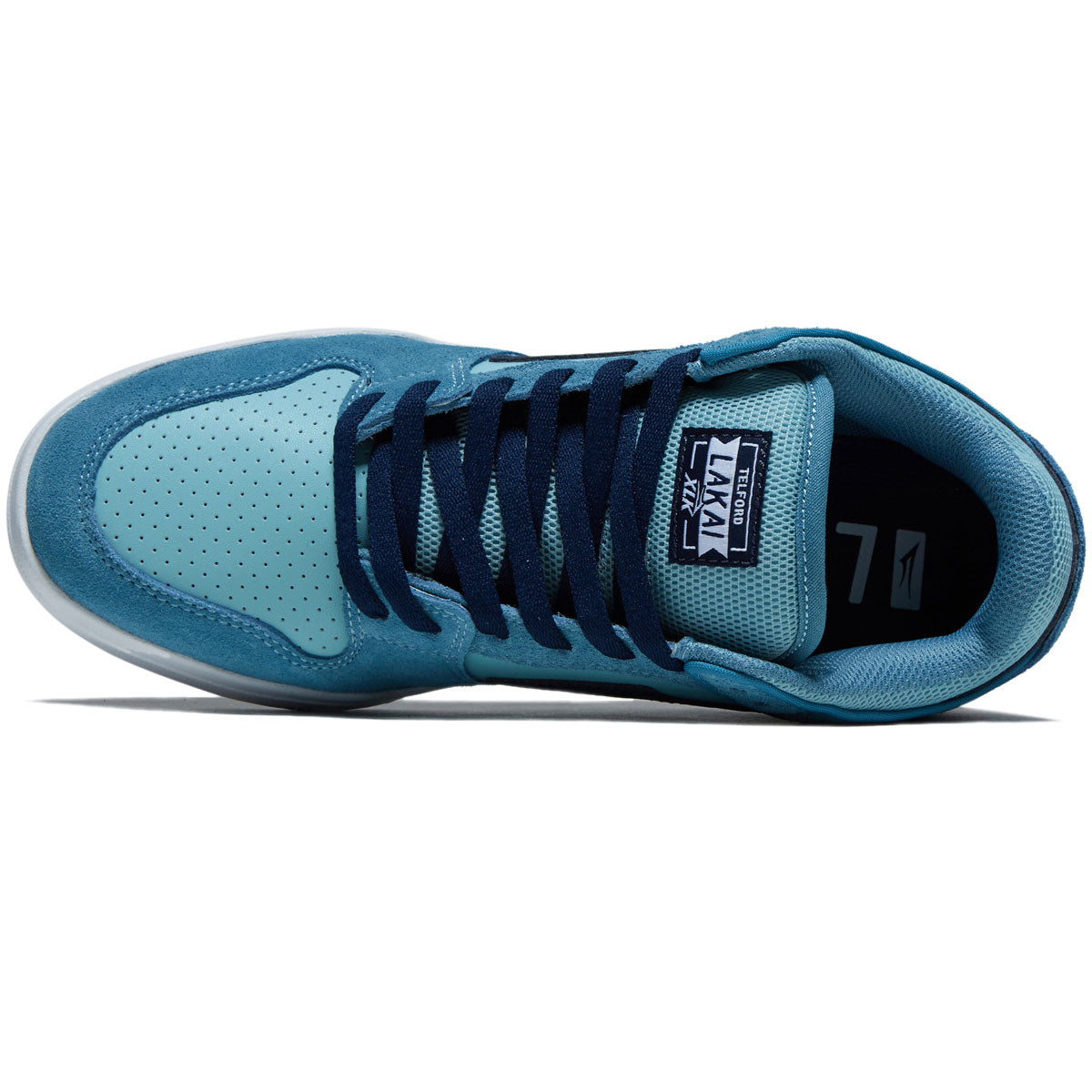 Lakai Telford Low Shoes - Light Blue Suede image 3