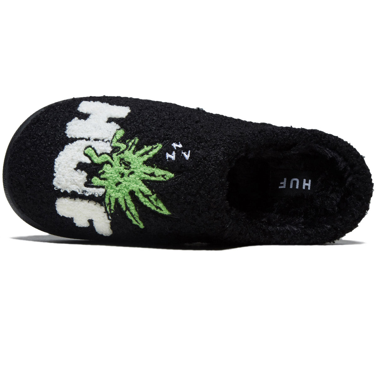 Huf Fuzzy Slipper Shoes - Black image 3