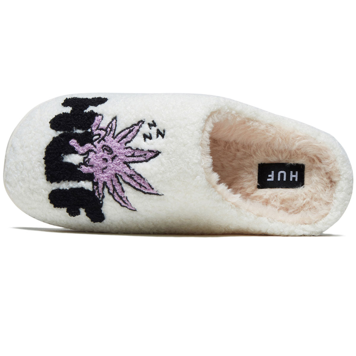 Huf Fuzzy Slipper Shoes - Cream image 3