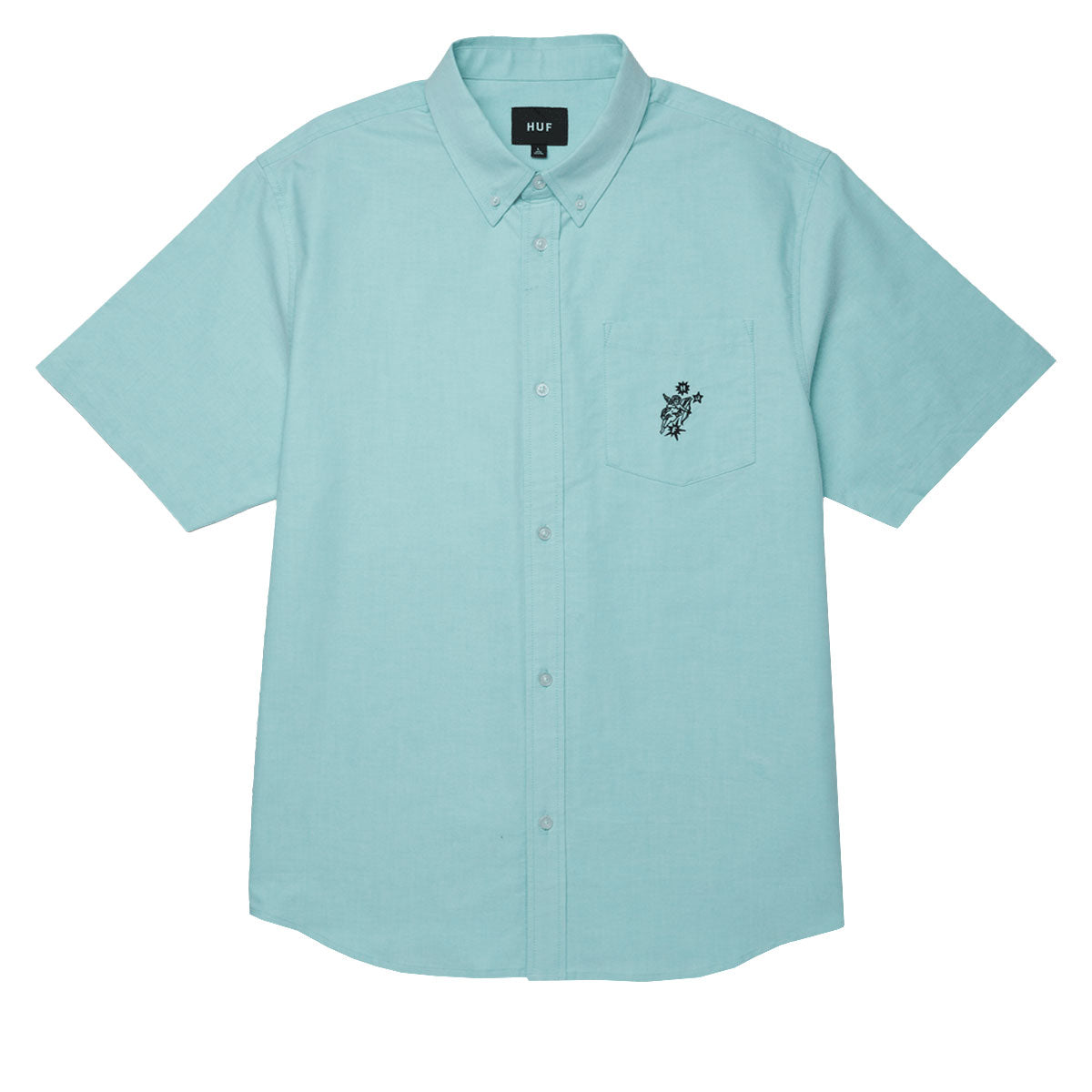 HUF Icarus Oxford Shirt - Diffused Jade image 1