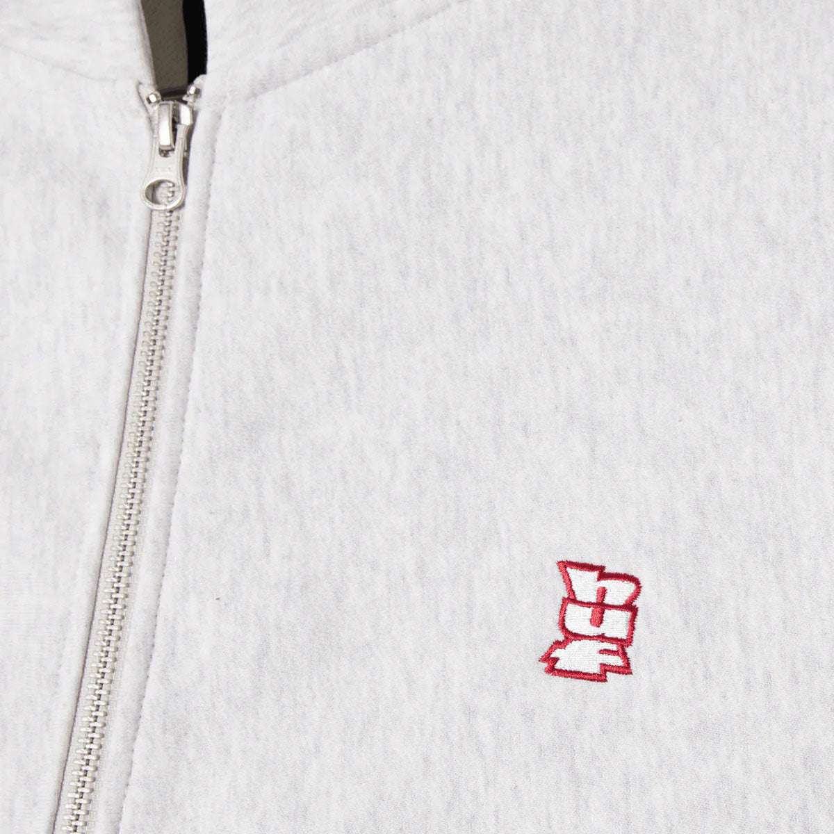 HUF Megablast Full Zip French Terry Hoodie - Ash Heather image 2