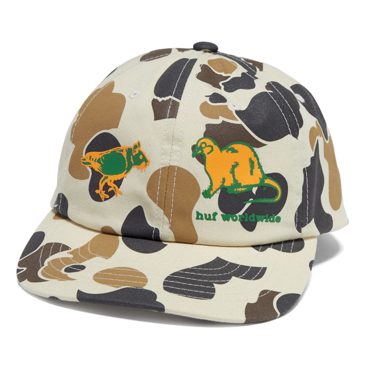 HUF Rigeon Snapback Hat - Camo image 1