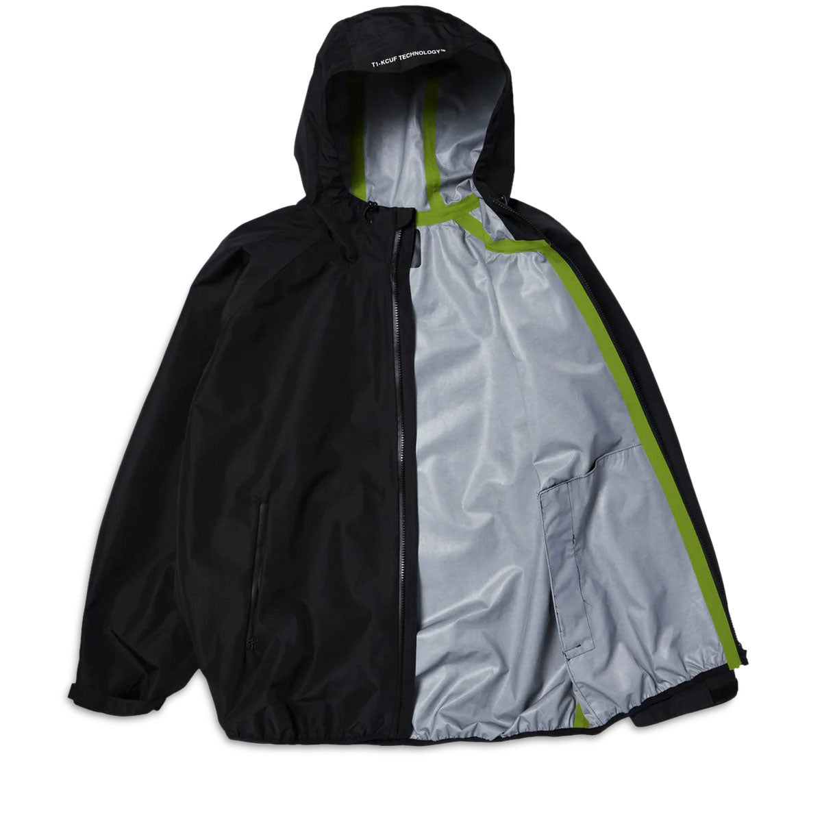 HUF Rainier Shell Jacket - Black image 2