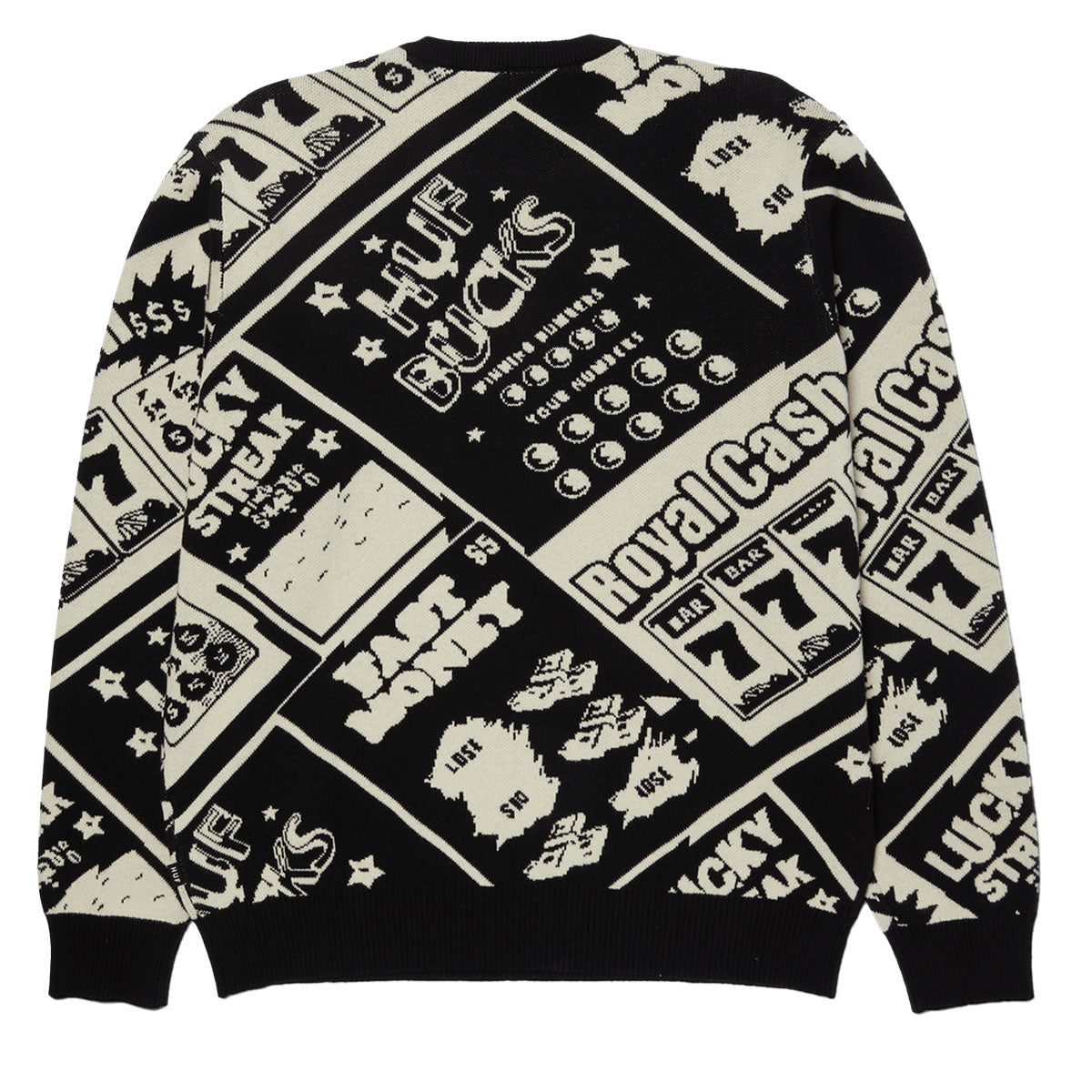 HUF Lucky Crewneck Sweater - Black image 3