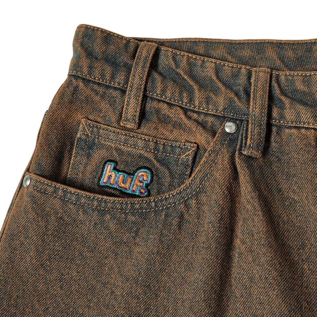 HUF Cromer Washed Pants - Burnt Blue image 4