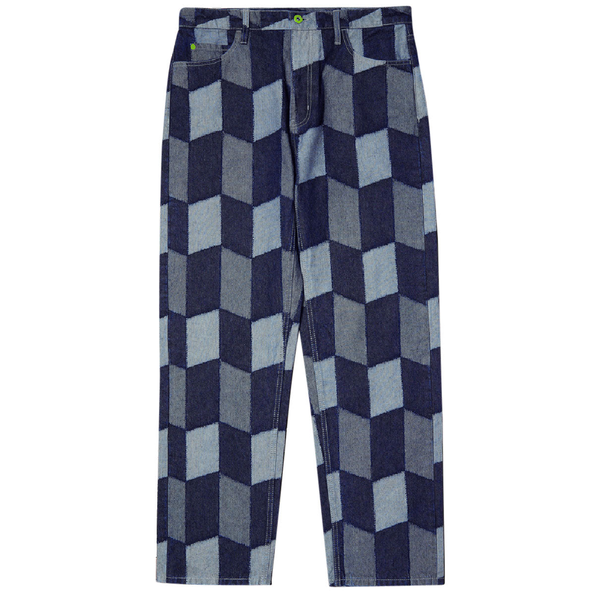 HUF Patchwork Denim Pants - Denim image 2