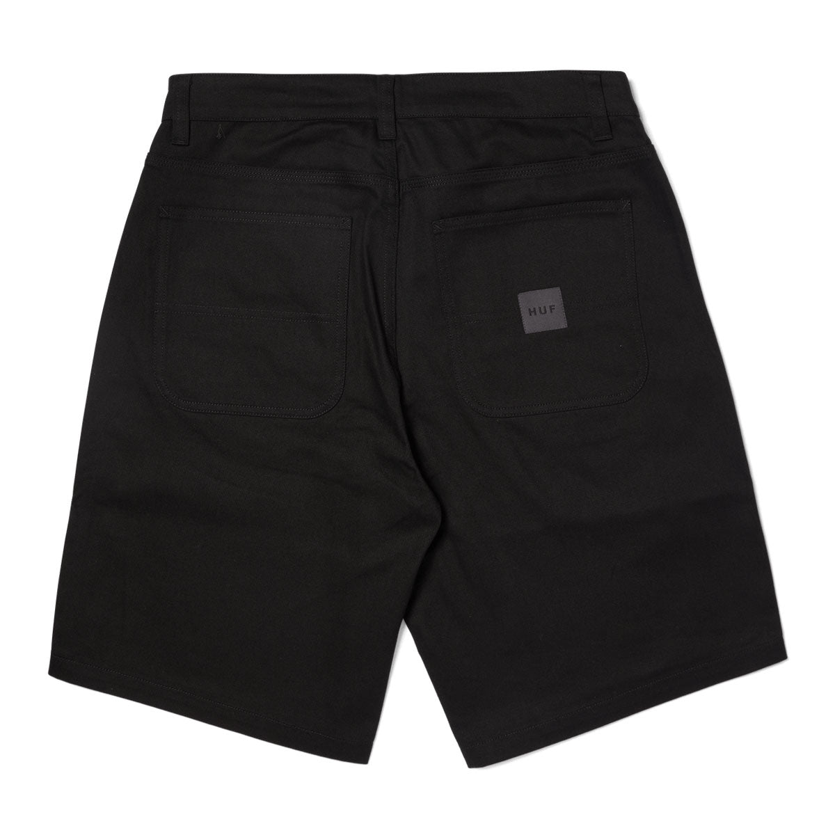 HUF Classic H Double Knee Work Shorts - Black image 2